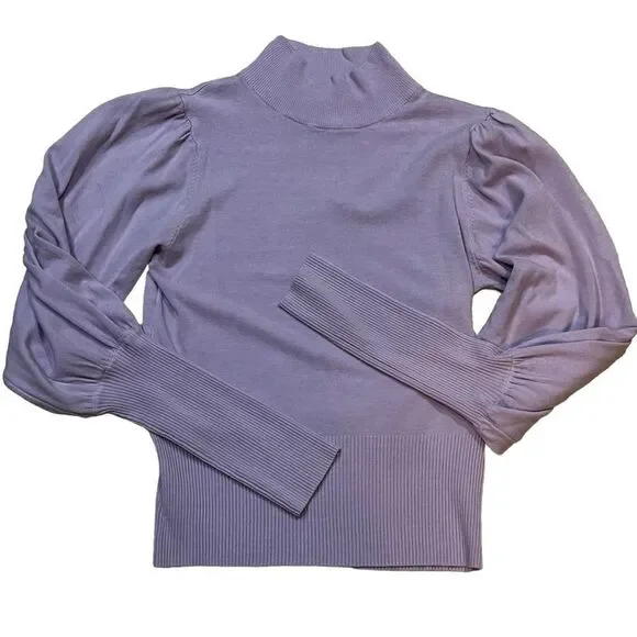 Lavender Turtleneck Sweater - Picture 1 of 16